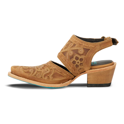 Lane Robin Slingback Mule in Desert Clay
