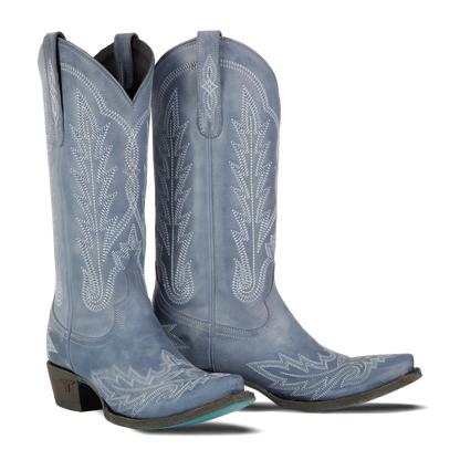Lane Lexington Boot in Washed Denim