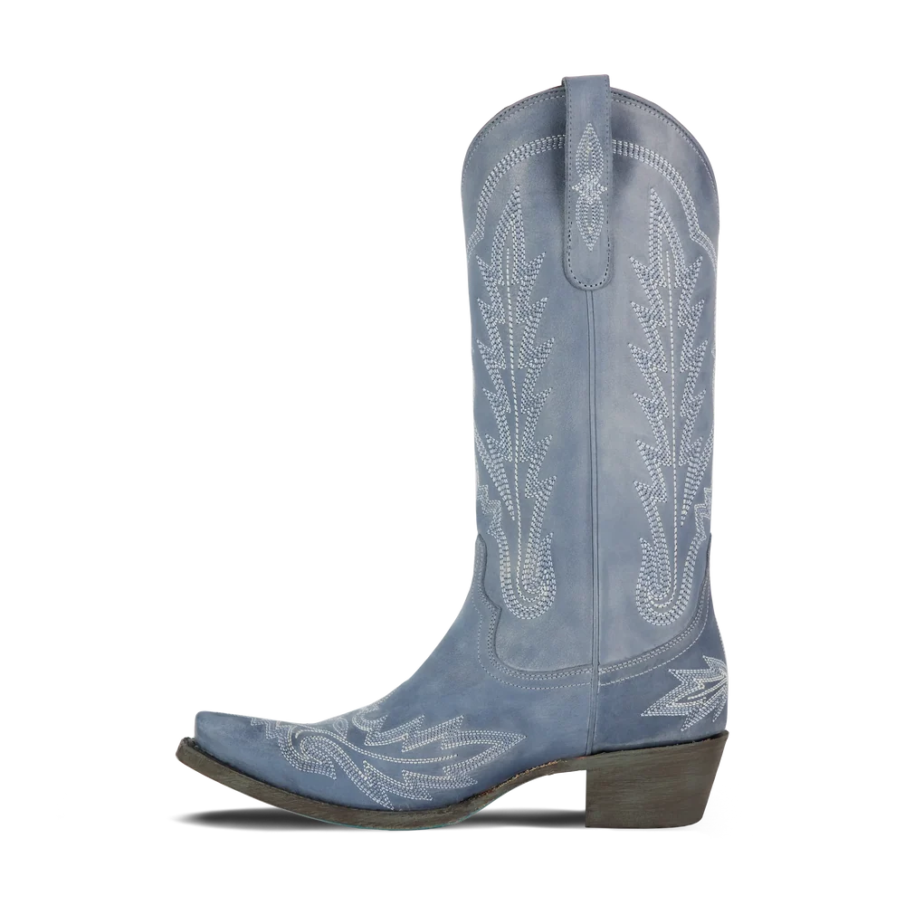 Lane Lexington Boot in Washed Denim