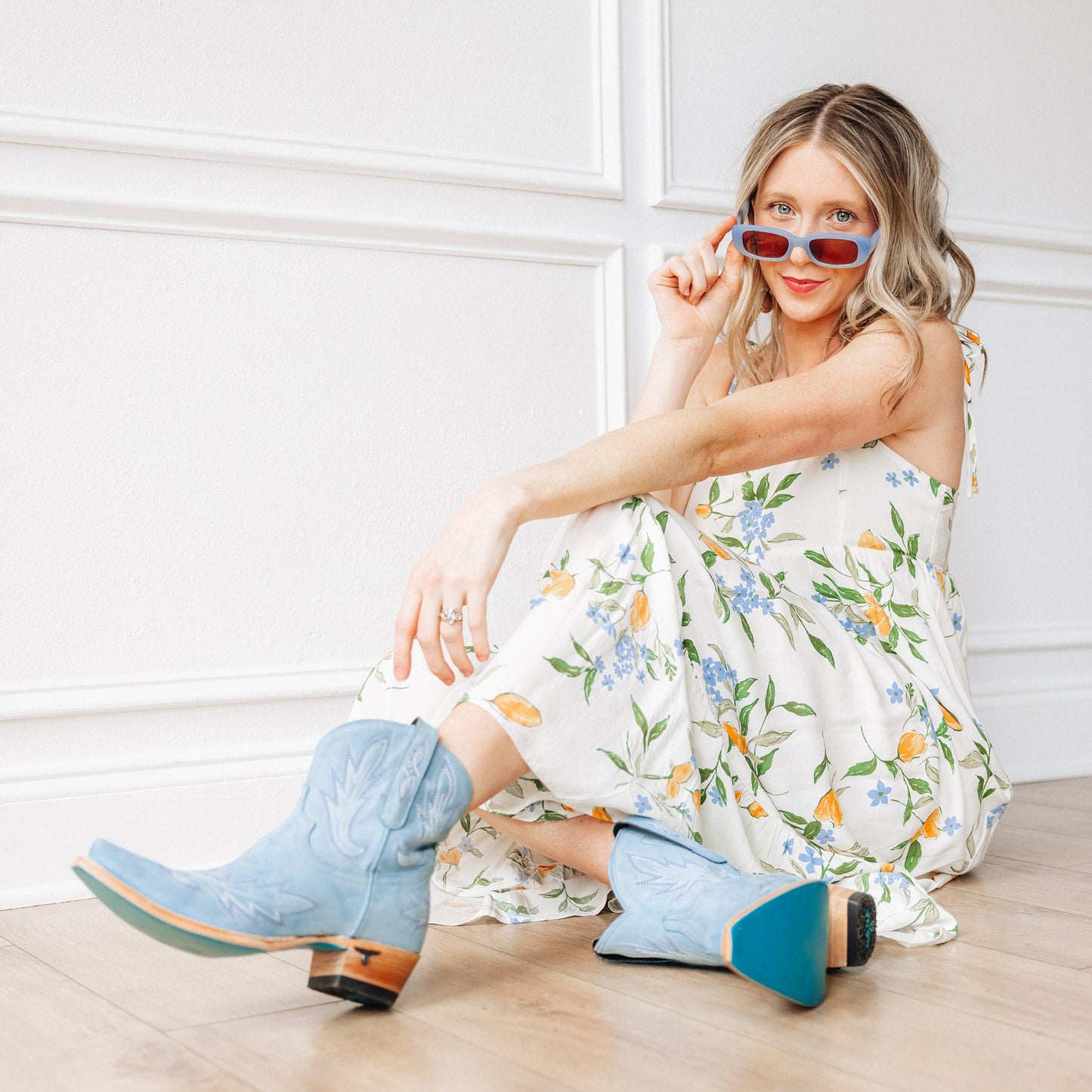 Lexington Bootie - Powder Blue