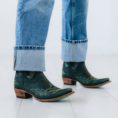 Lexington Bootie - Emerald Green