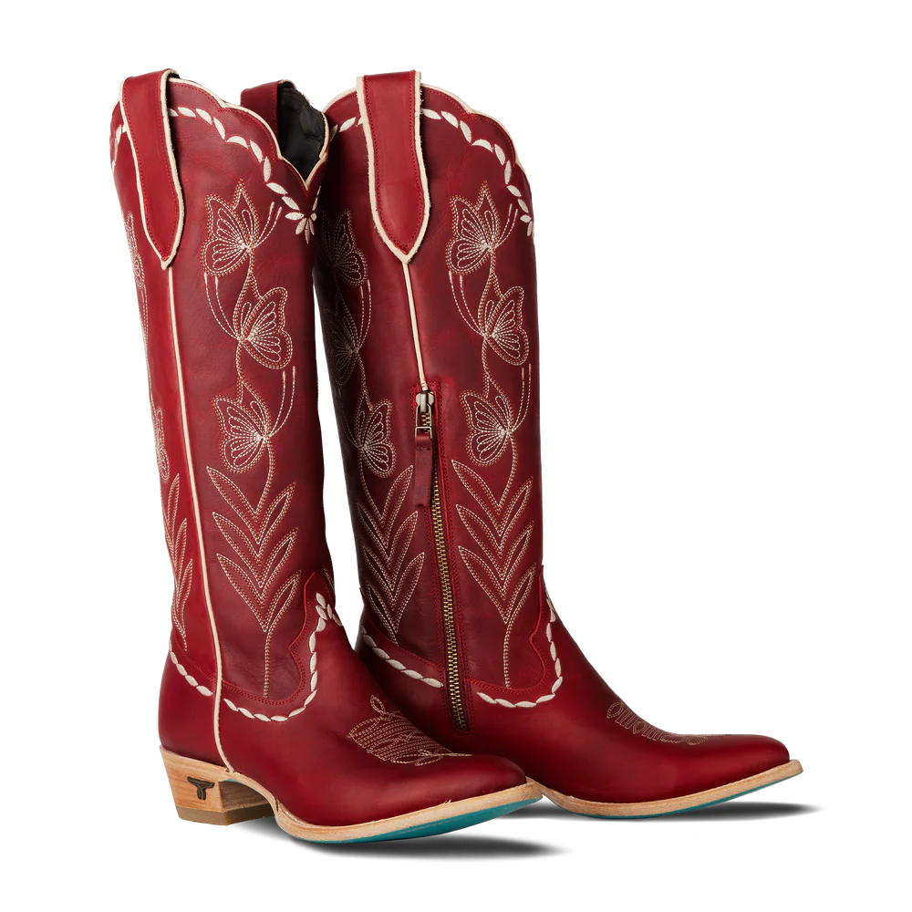 Lane Sweet Memories Knee High Boot in Smoldering Ruby
