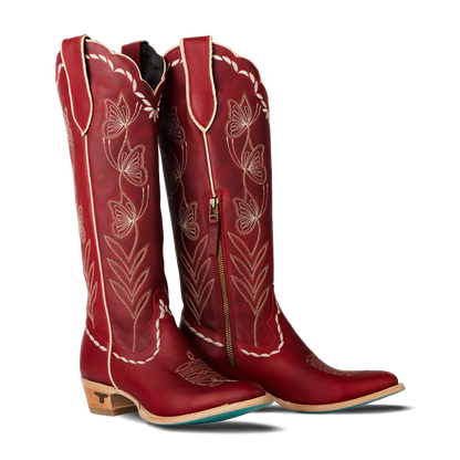 Lane Sweet Memories Knee High Boot in Smoldering Ruby