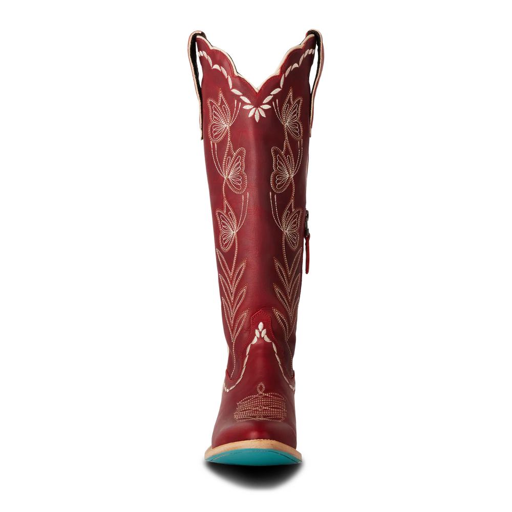 Lane Sweet Memories Knee High Boot in Smoldering Ruby