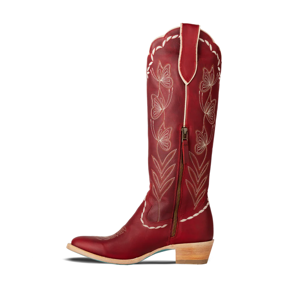Lane Sweet Memories Knee High Boot in Smoldering Ruby