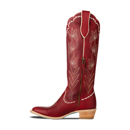 Lane Sweet Memories Knee High Boot in Smoldering Ruby
