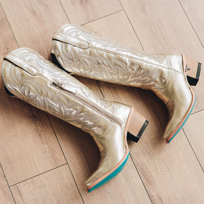 Smokeshow Boot - Champagne Metallic