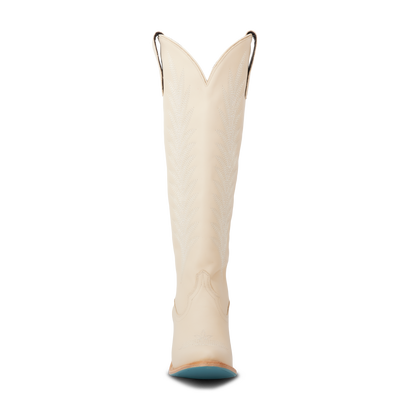 Jentry Knee High Boot - Pale Ivory