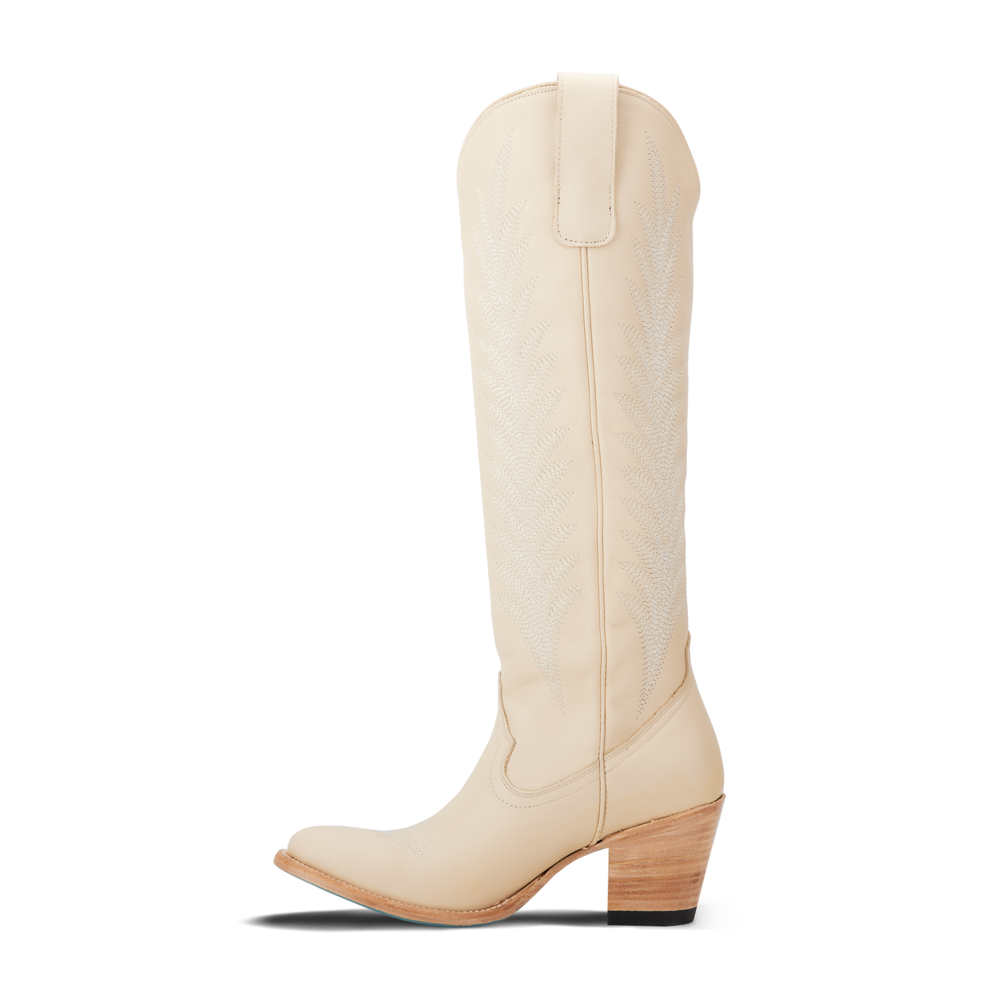 Jentry Knee High Boot - Pale Ivory