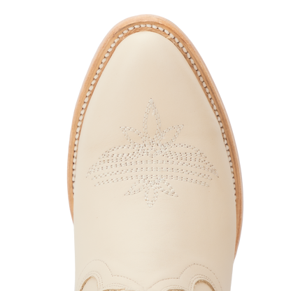 Jentry Knee High Boot - Pale Ivory