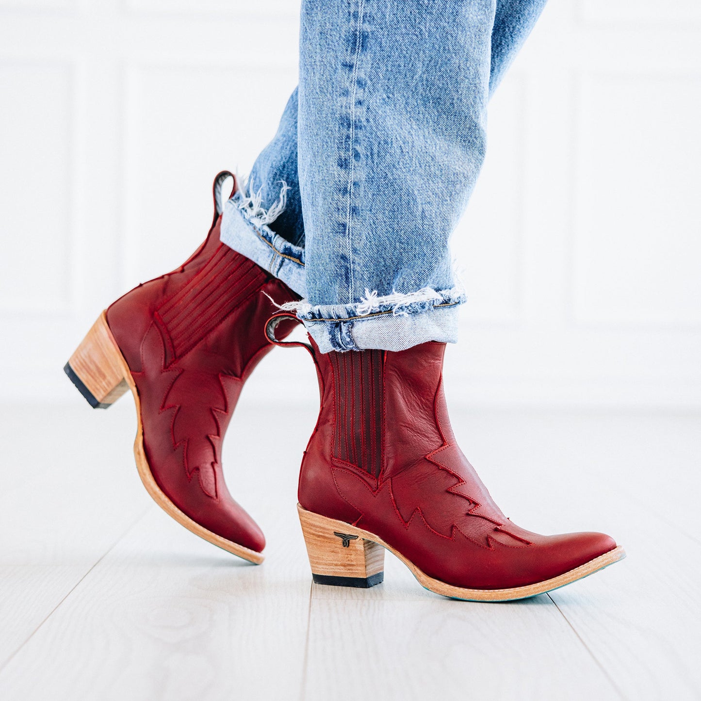 Western Chelsea Bootie - Smoldering Ruby