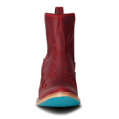 Western Chelsea Bootie - Smoldering Ruby