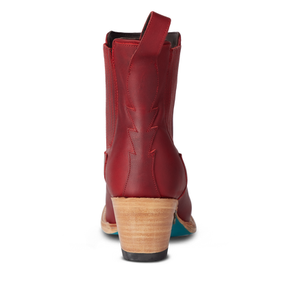 Western Chelsea Bootie - Smoldering Ruby