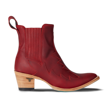 Western Chelsea Bootie - Smoldering Ruby