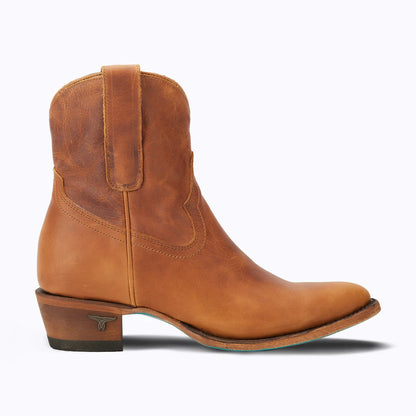 Plain Jane Bootie in Terracota