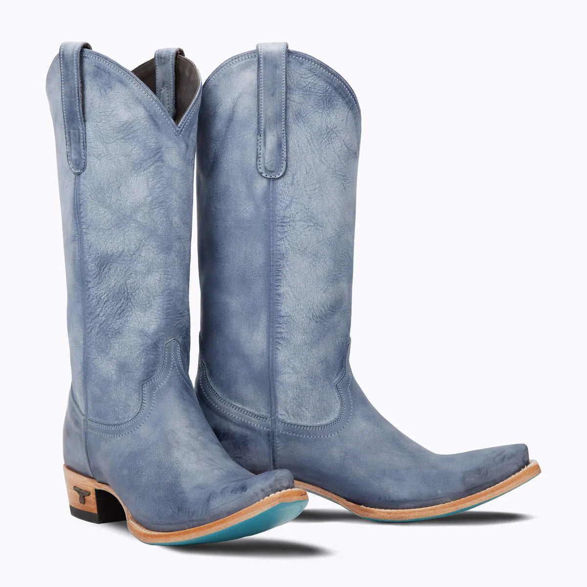 Lane Emma Jane Boot in Washed Denim