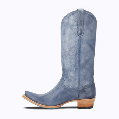 Lane Emma Jane Boot in Washed Denim