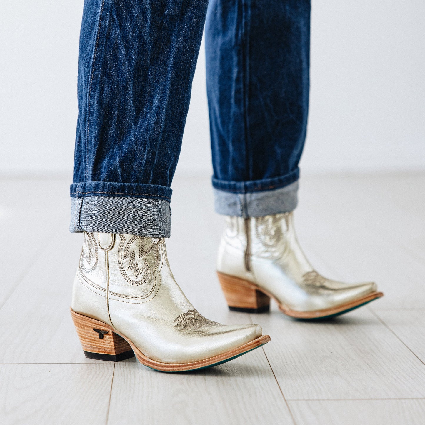 Smokeshow Bootie - Champagne Metallic