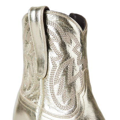 Smokeshow Bootie - Champagne Metallic