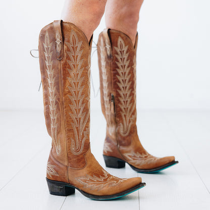 Lexington Knee High Corset - Desert Clay