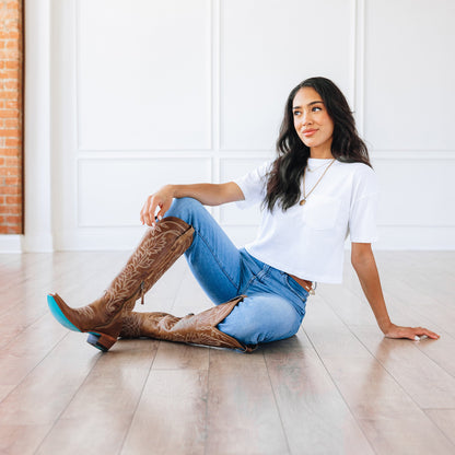 Sandaga Knee High - Desert Clay