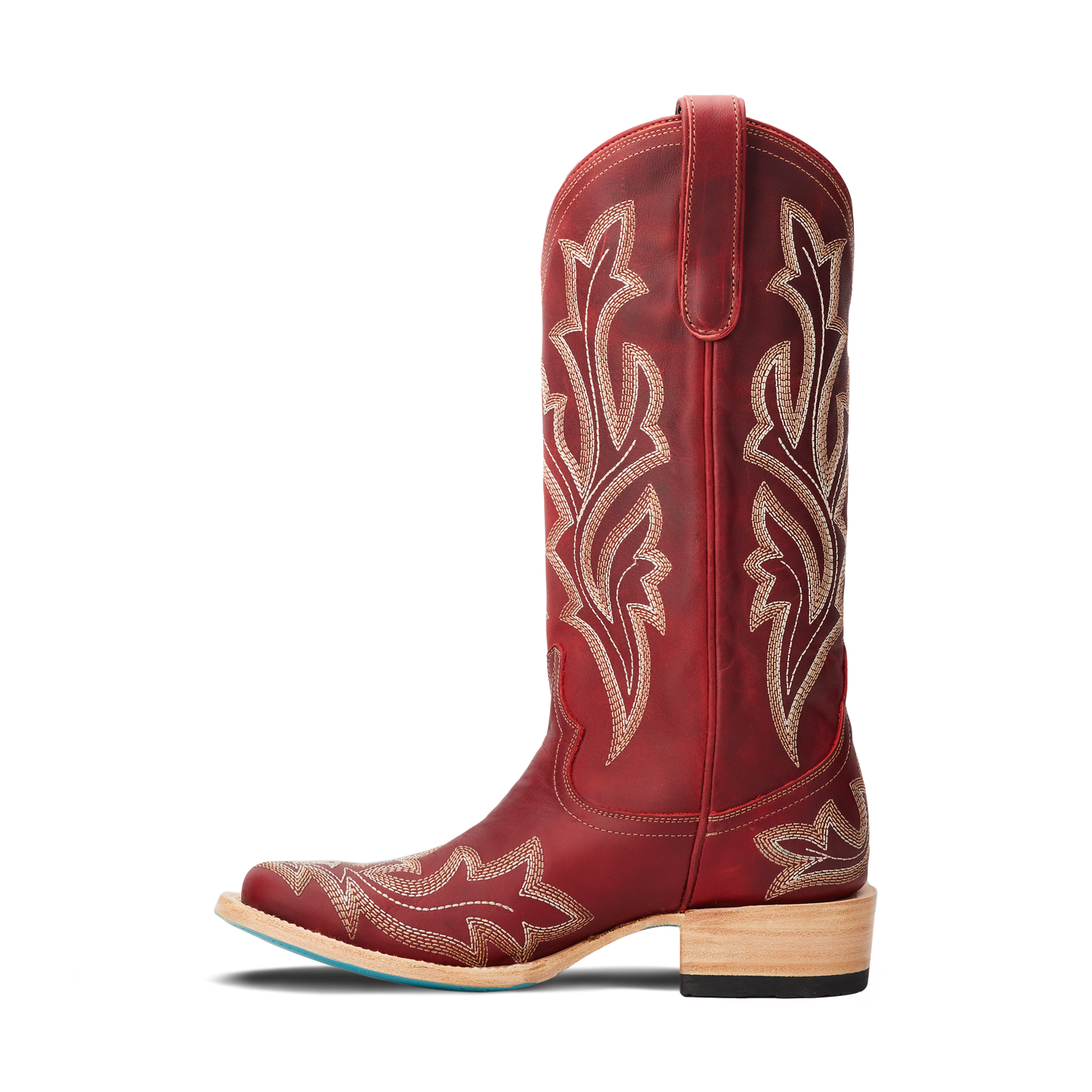 Saratoga Square Boot - Smoldering Ruby
