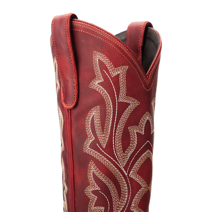 Saratoga Square Boot - Smoldering Ruby