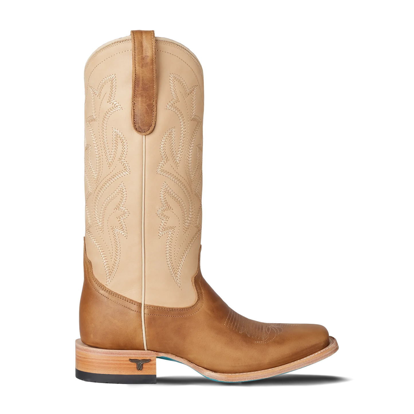 Lane Classic Square Toe Boot - Desert Clay & Pale Ivory