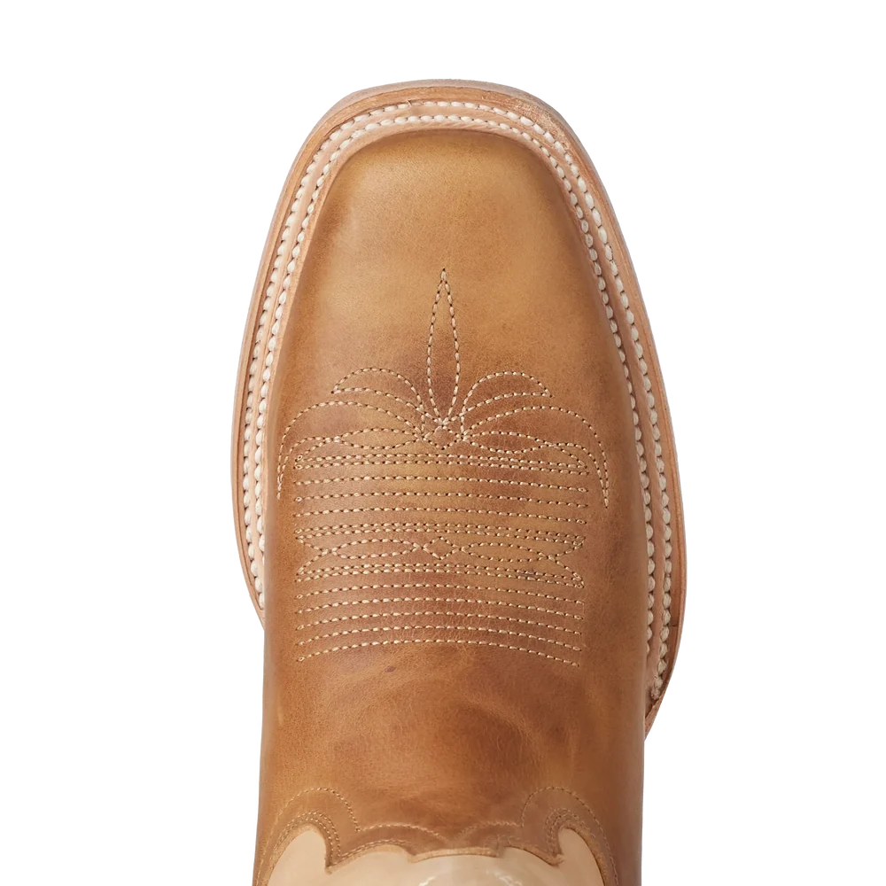 Lane Classic Square Toe Boot - Desert Clay & Pale Ivory