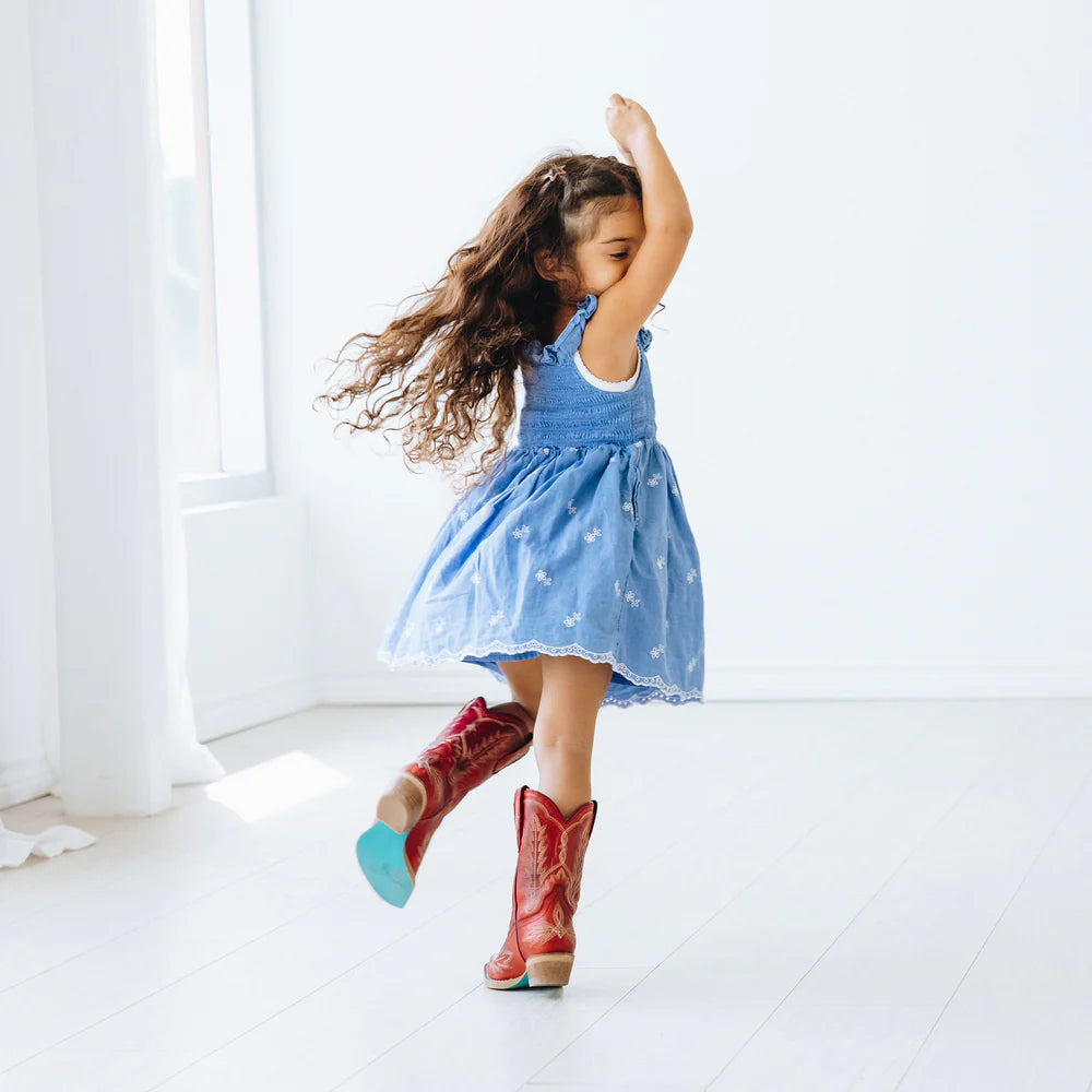 Lil' Lane Girls Lexington Boot - Smoldering Ruby