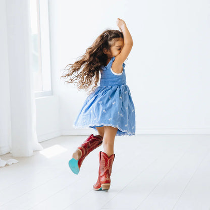 Lil' Lane Girls Lexington Boot - Smoldering Ruby