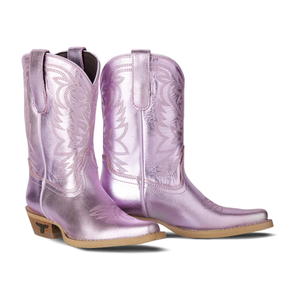 Lil' Lane Girls Smokeshow Boot - Lavendar Metallic