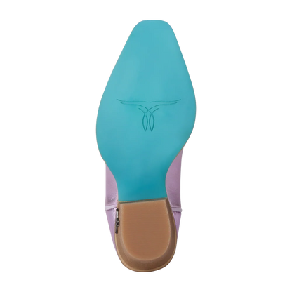 Lil' Lane Girls Smokeshow Boot - Lavendar Metallic