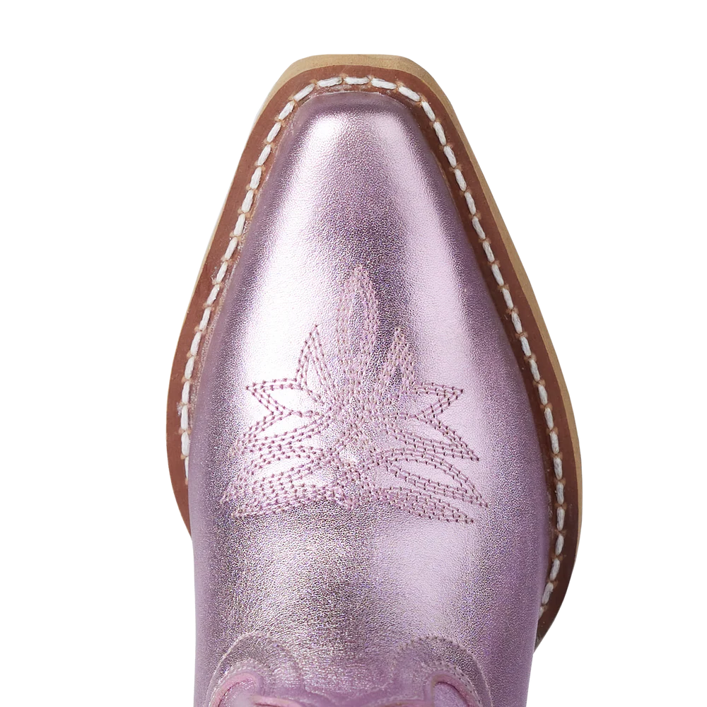 Lil' Lane Girls Smokeshow Boot - Lavendar Metallic