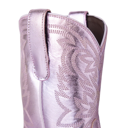 Lil' Lane Girls Smokeshow Boot - Lavendar Metallic