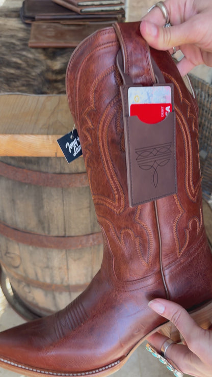 Cowboy Boot Wallet w/ Snap Closure