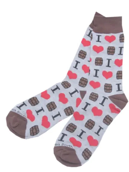 I Heart Bourbon Socks