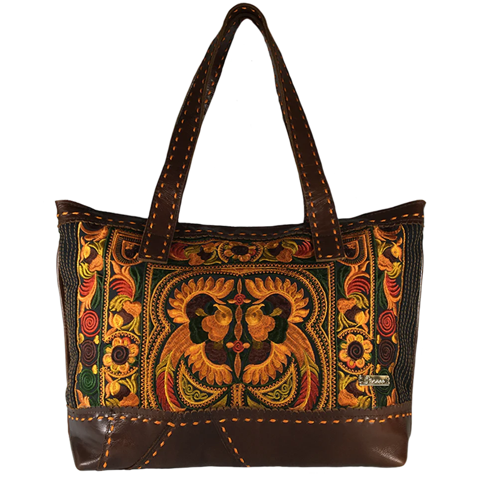 Phoenix “Amelia” Artisan Leather Bag in Sunset