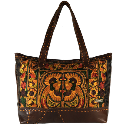 Phoenix “Amelia” Artisan Leather Bag in Sunset