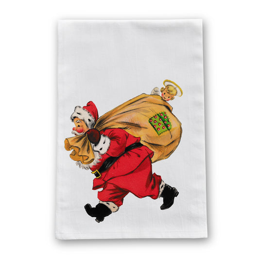 Santa Tea Towel