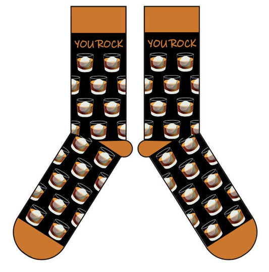 You Rock Bourbon Socks - Whiskey Drink