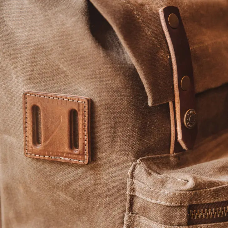 Waxed Canvas Backpack - Brush Brown