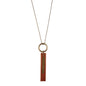 Leather Bar Necklace