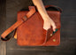 Leather Messenger Bag