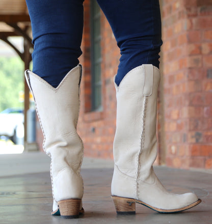 Lane Plain Jane Tall Boot in Ceramic Crackle