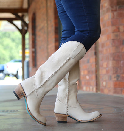 Lane Plain Jane Tall Boot in Ceramic Crackle
