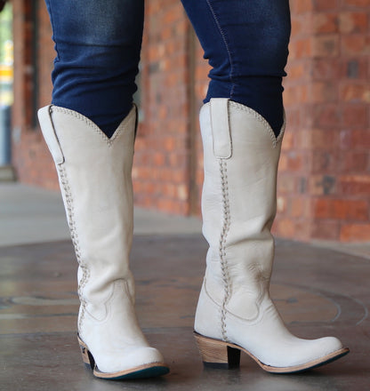 Lane Plain Jane Tall Boot in Ceramic Crackle