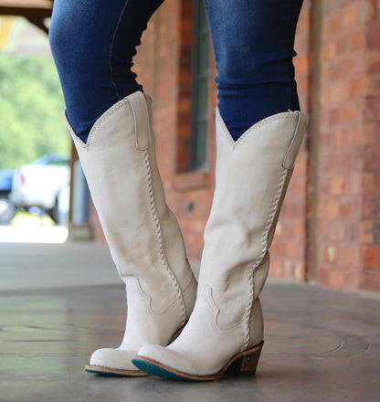 Lane Plain Jane Tall Boot in Ceramic Crackle