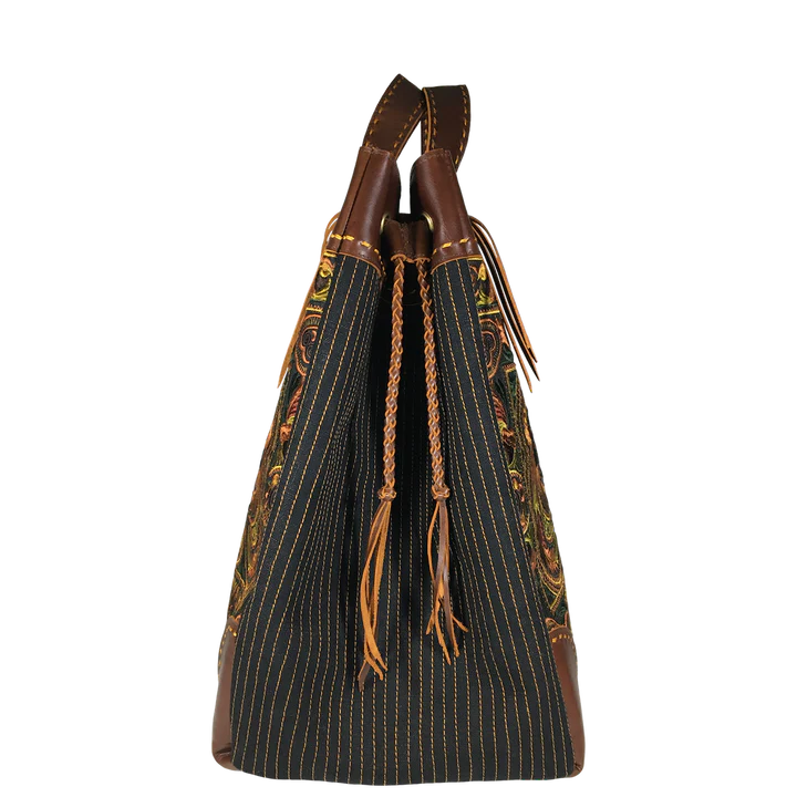 Phoenix "Amber" Artisan Leather Bag in Desert