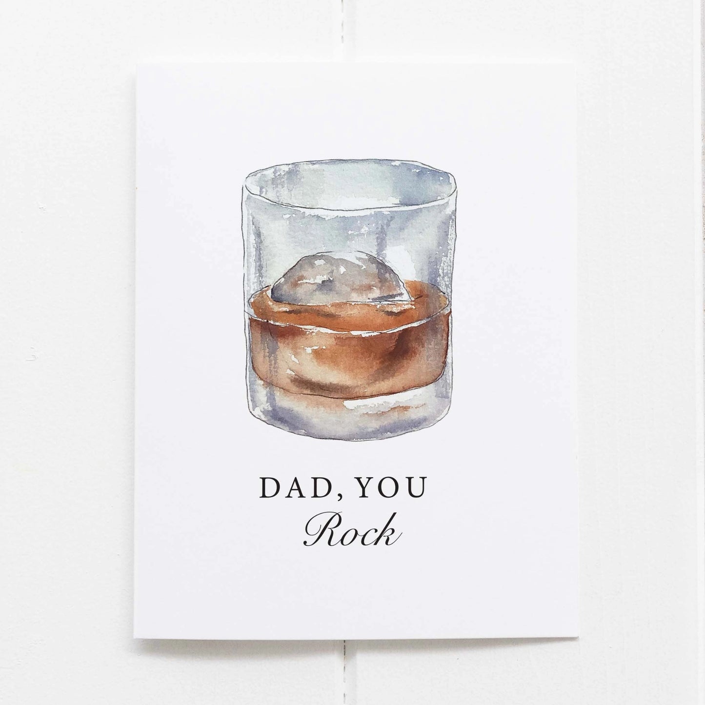 Dad You Rock Greeting Card